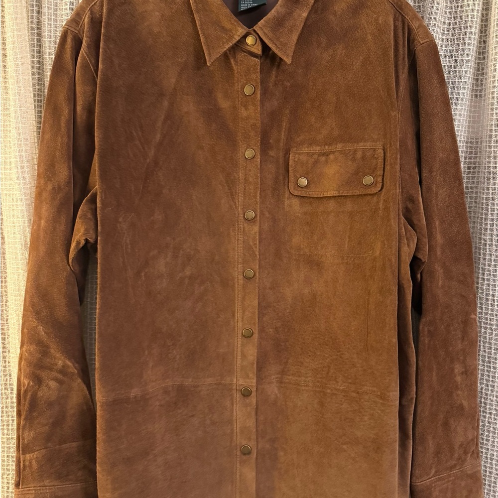 Ralph Lauren Brown Button Down Shirt
